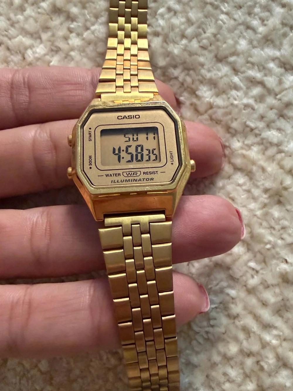Casio Gold Digital Women's Watch